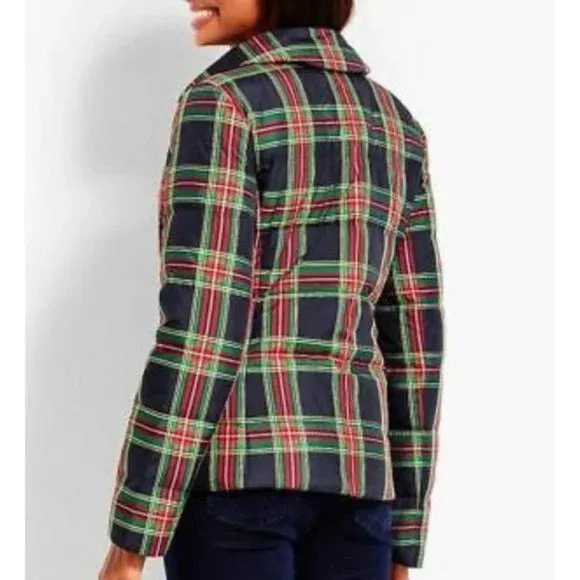 Talbots Tartan Puffer Jacket - Petit Large