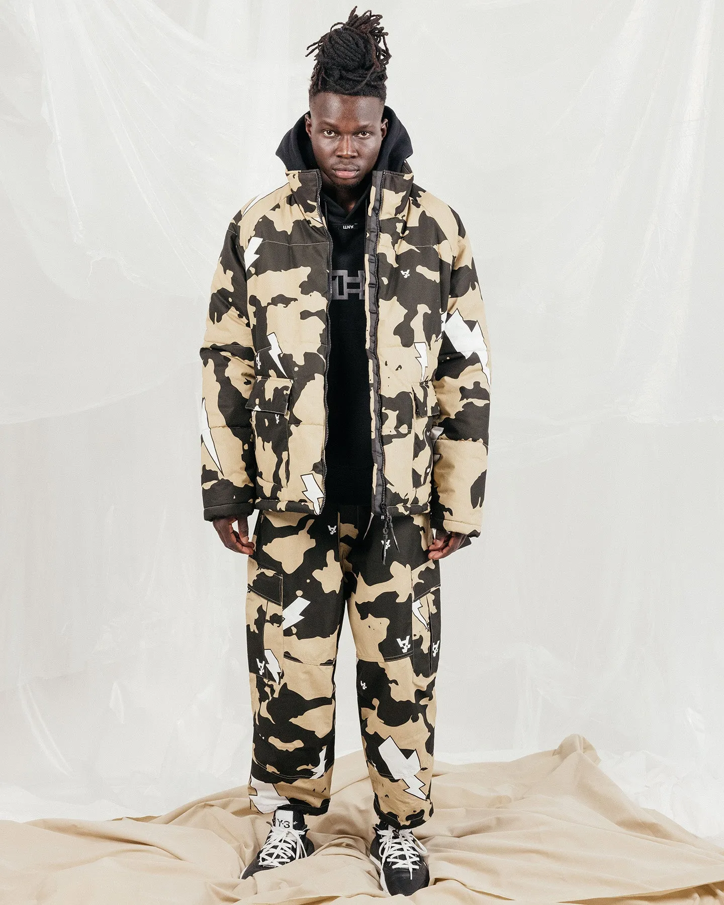 The Anti Order Sand Storm Puffer Jacket Sand Storm Camo