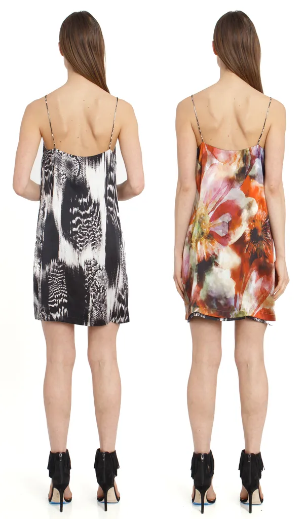 The Reversible Silk Slip   Venom Black | Hothouse Floral