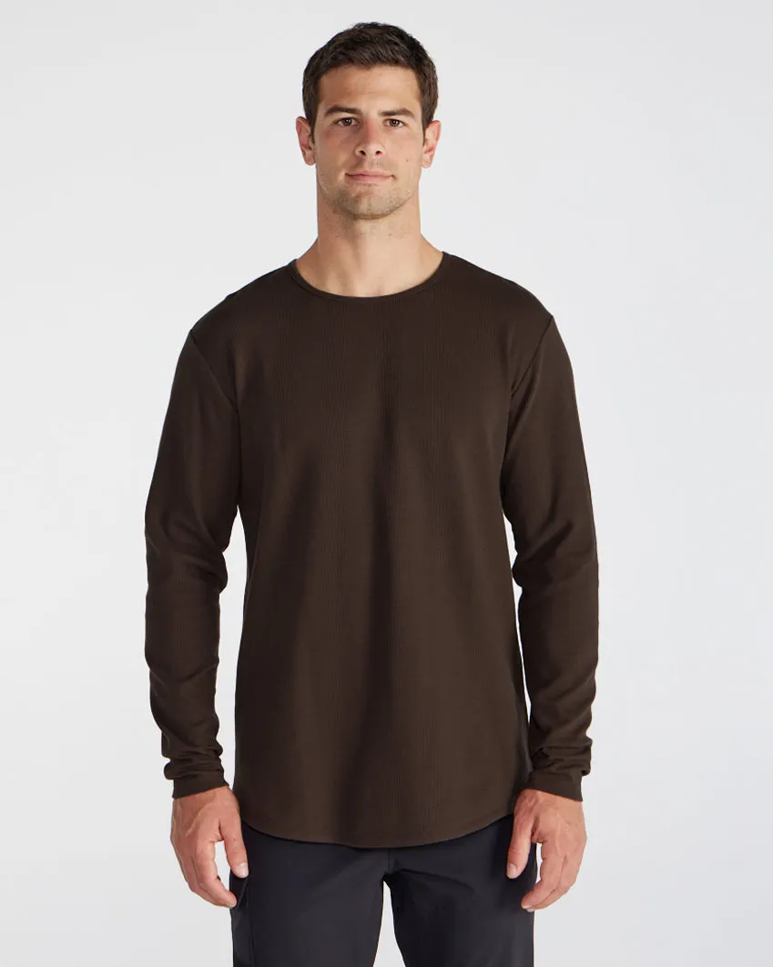 Thermal Drop-Cut Long Sleeve