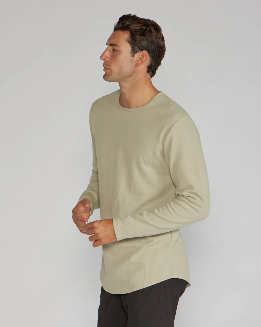 Thermal Drop-Cut Long Sleeve