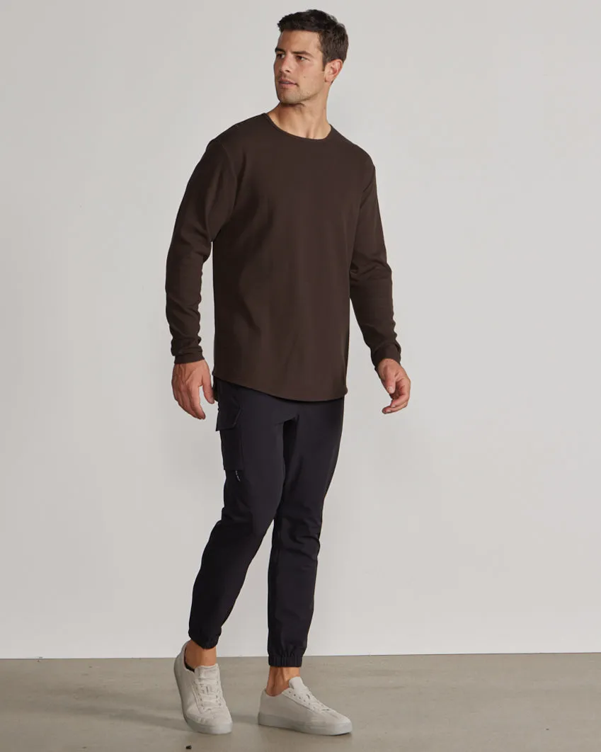 Thermal Drop-Cut Long Sleeve