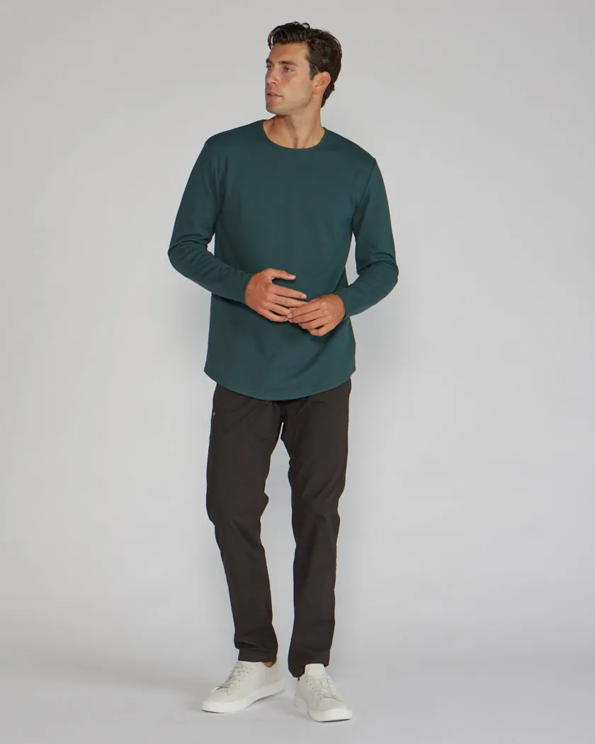 Thermal Drop-Cut Long Sleeve