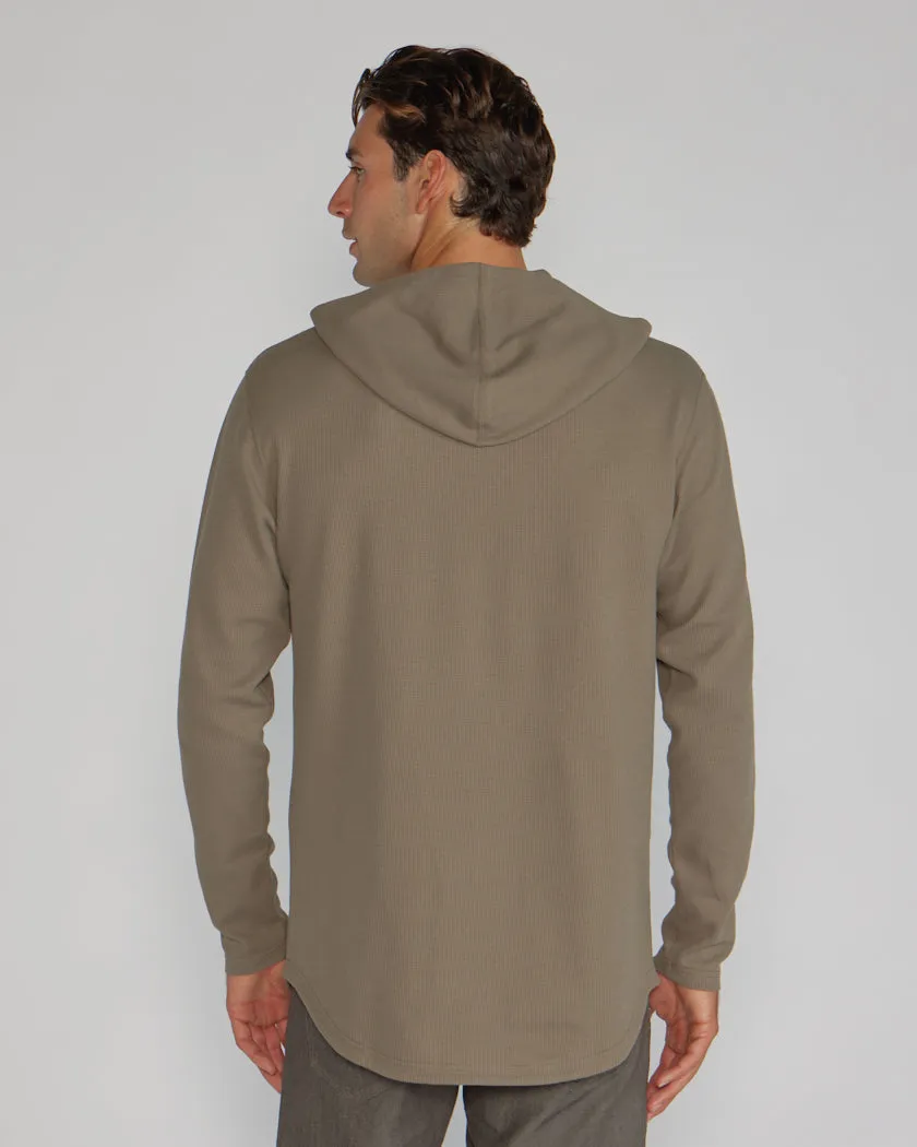 Thermal Hooded Drop-Cut Long Sleeve - Winter Layering Kit