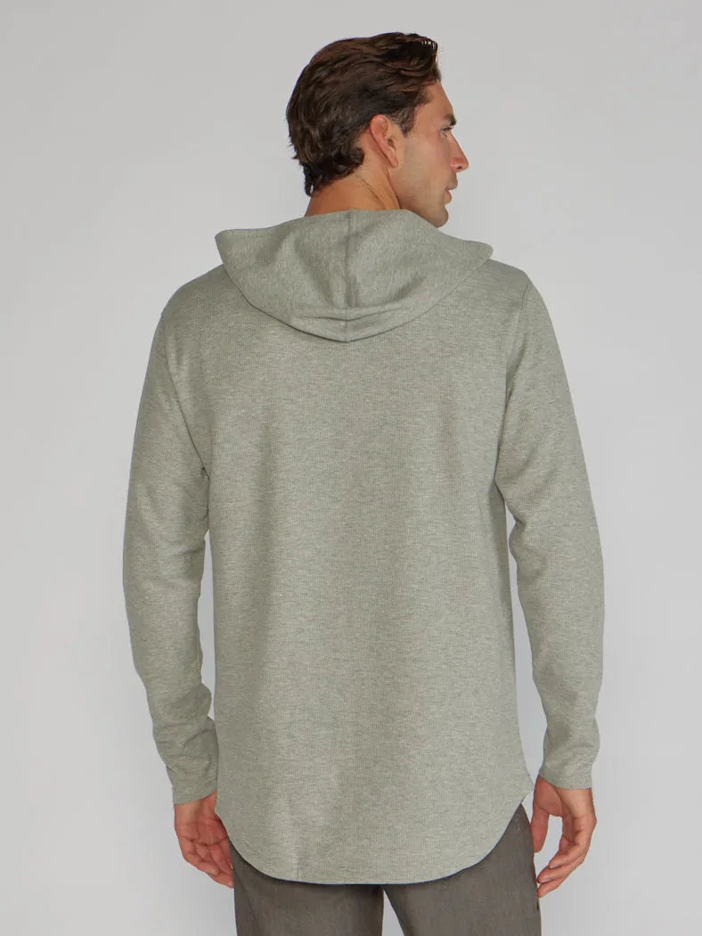 Thermal Hooded Drop-Cut Long Sleeve - Winter Layering Kit