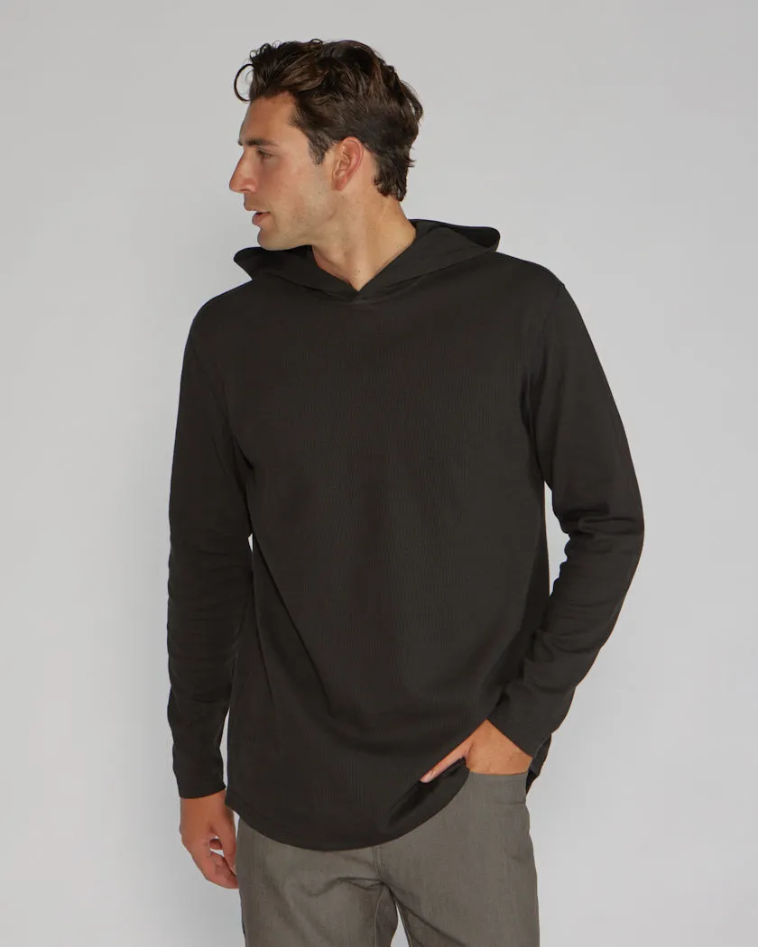 Thermal Hooded Drop-Cut Long Sleeve - Winter Layering Kit