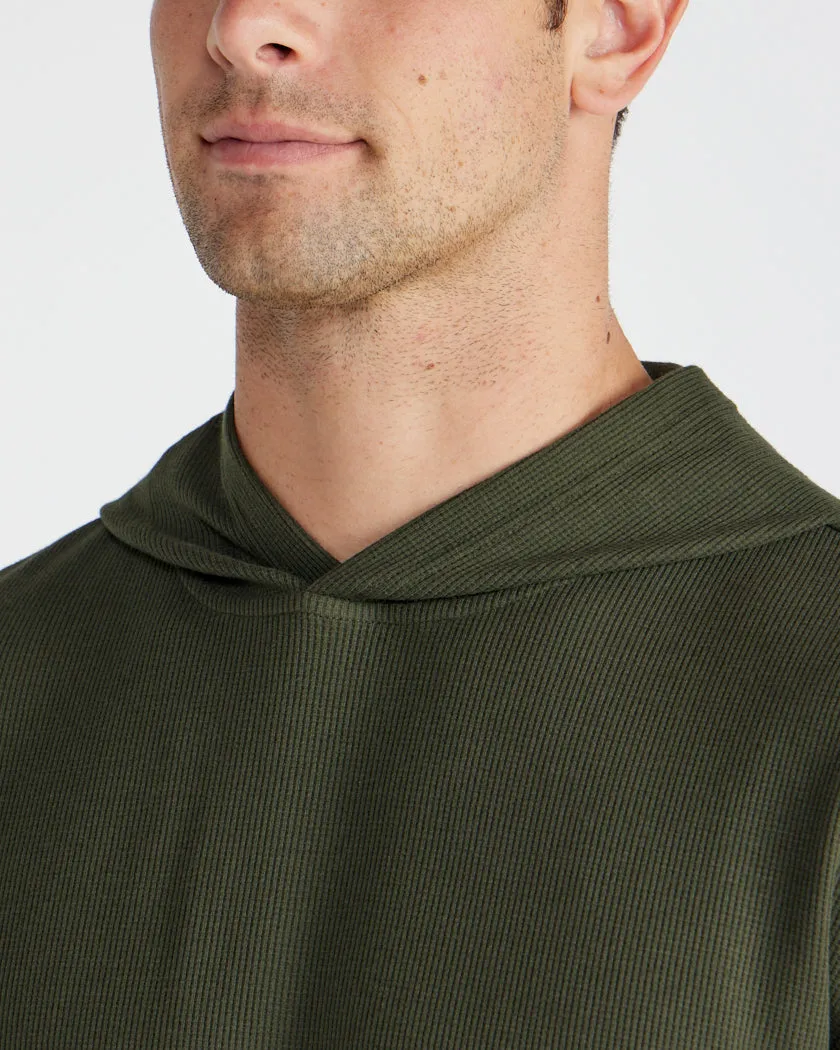 Thermal Hooded Drop-Cut Long Sleeve - Winter Layering Kit