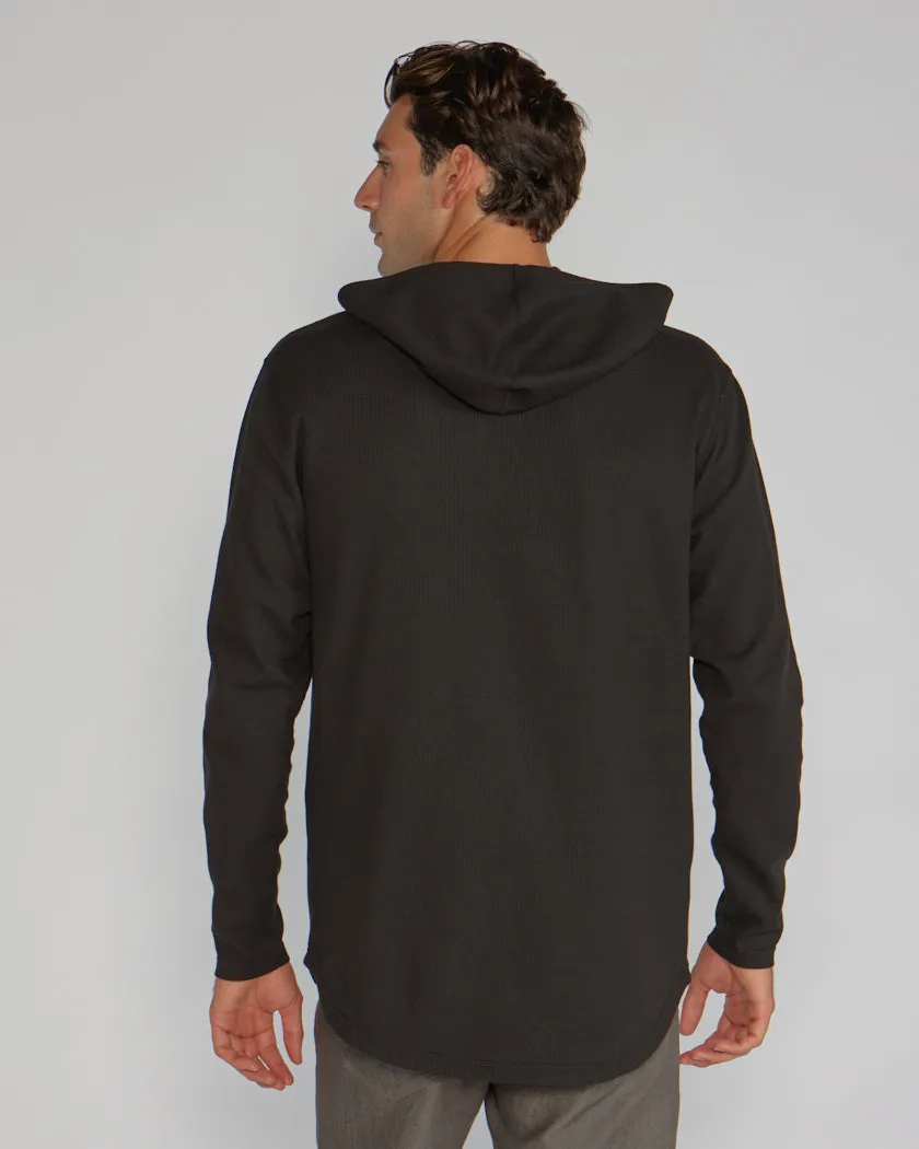 Thermal Hooded Drop-Cut Long Sleeve - Winter Layering Kit