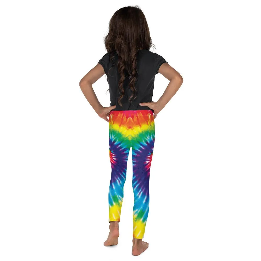 Tie Dye Swirl Kid's Leggings