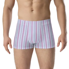 Vertical striped boxer briefs for men