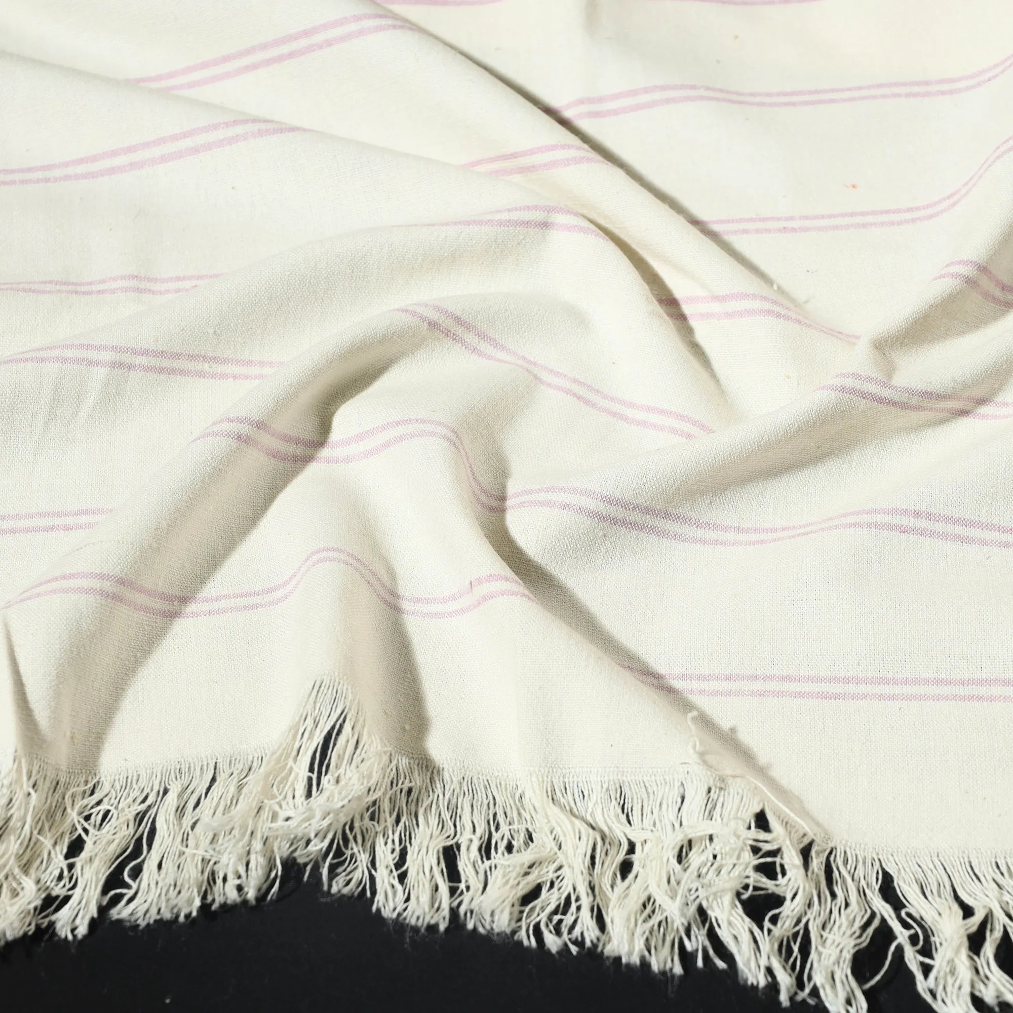 White - Traditional Handloom Karbi Anglong Eri Silk Stole