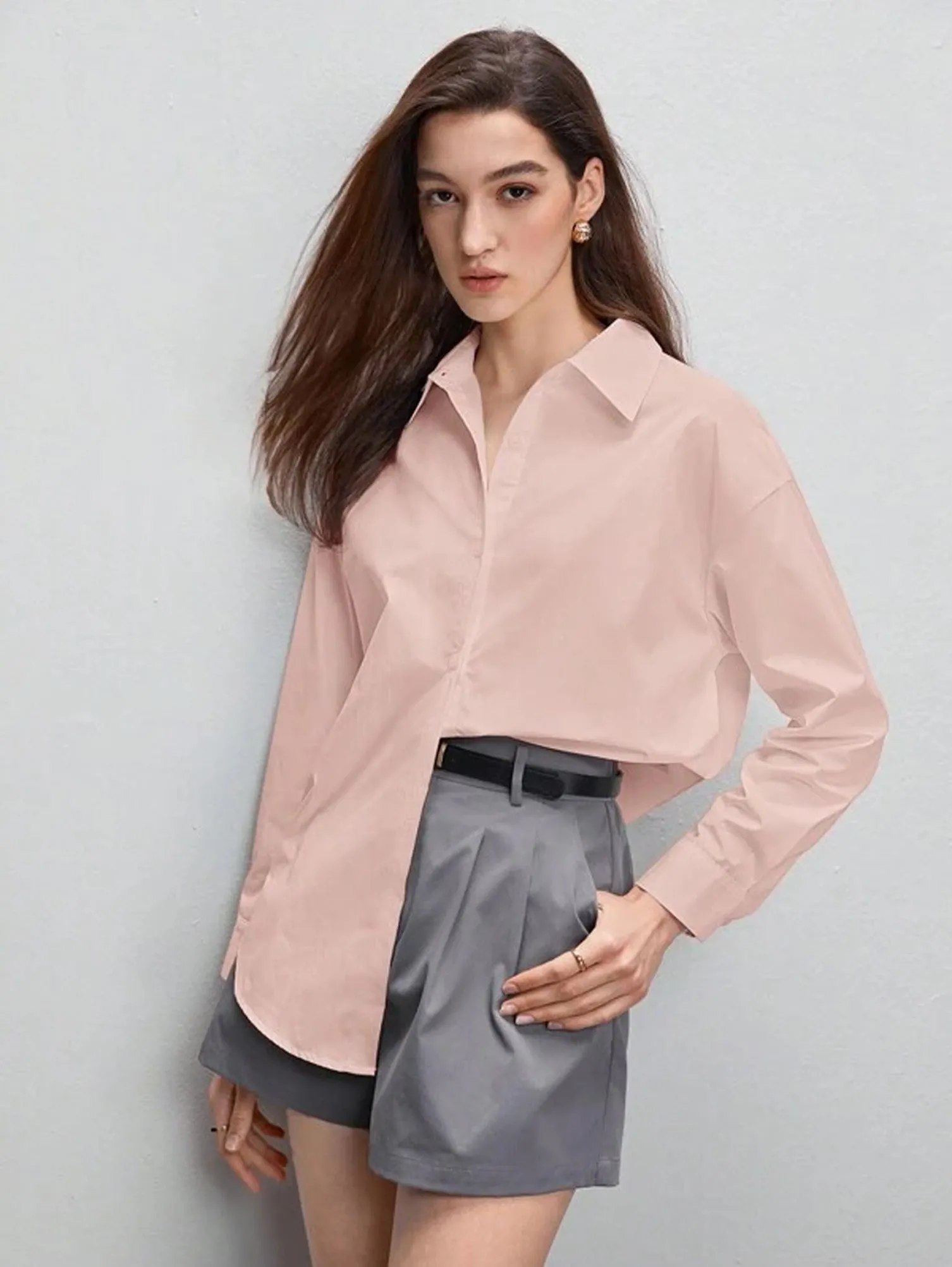 Women Cotton Oversized Shirt