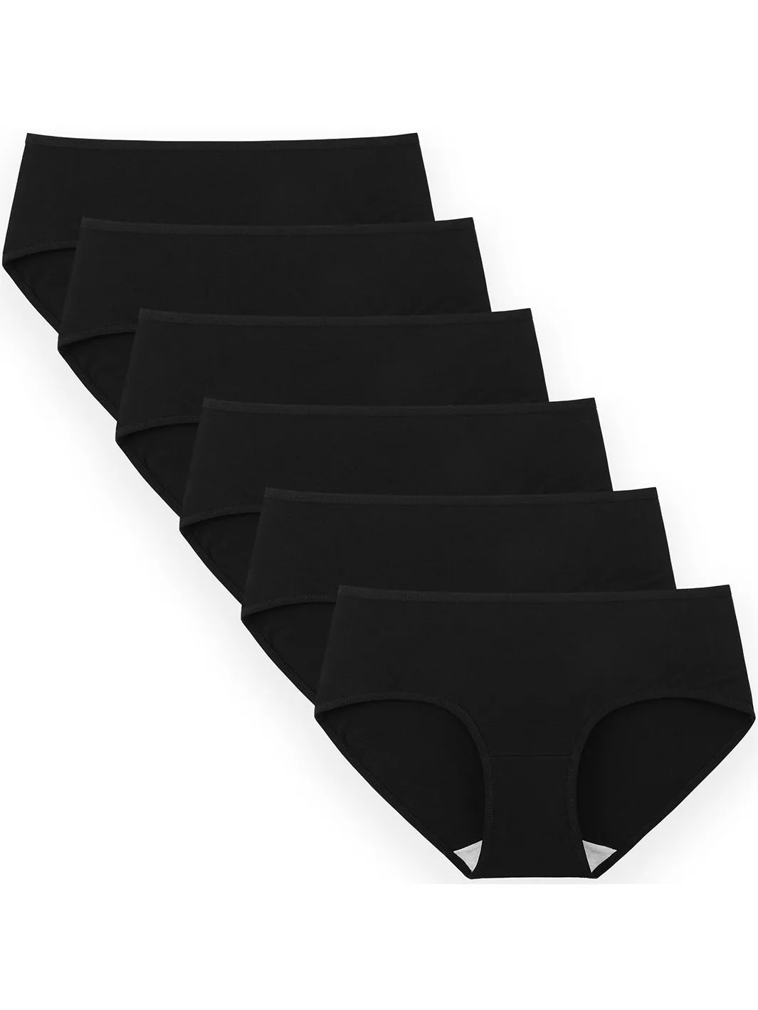 Women's Cotton Mid Waist Hipster 6-Pack（Copy）