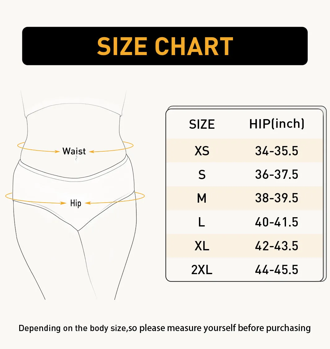 Women's Cotton Mid Waist Hipster 6-Pack（Copy）