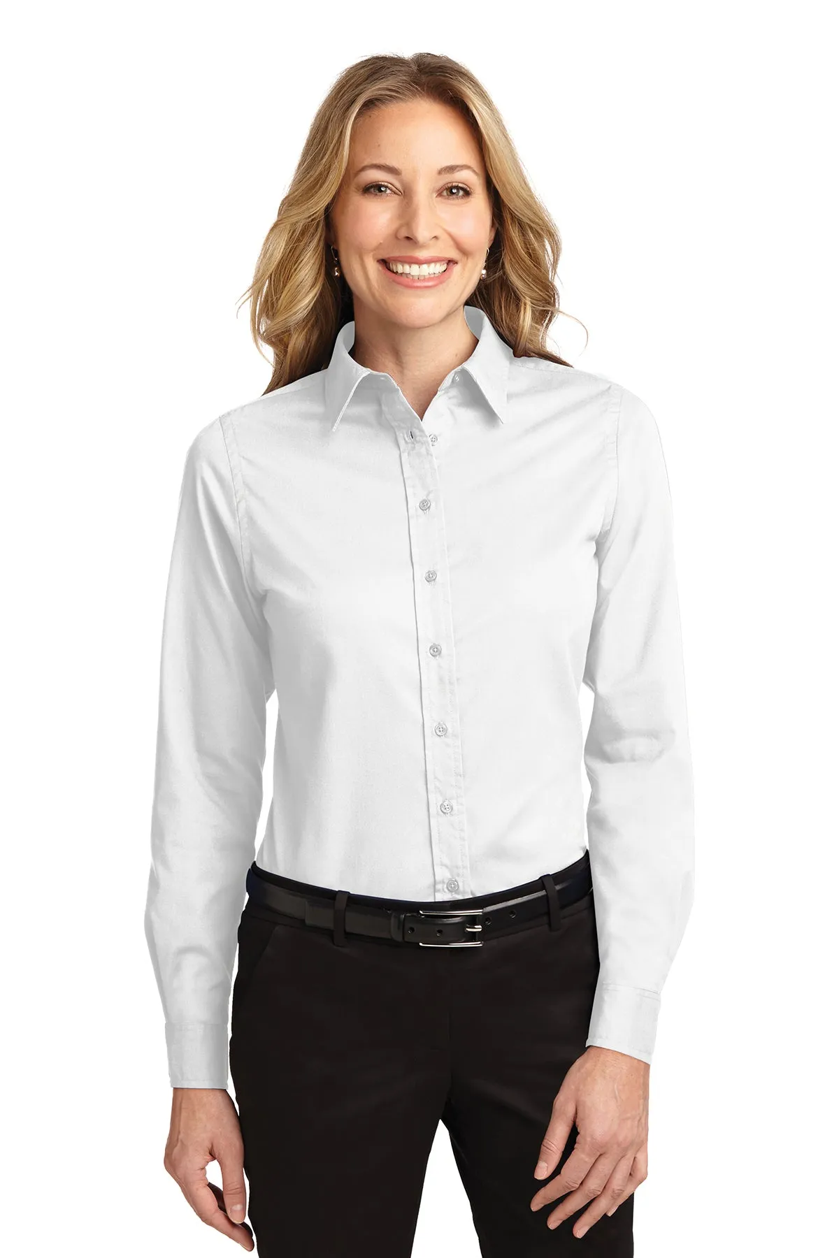 Womens Port Authority® Long Sleeve Easy Care Shirt L608