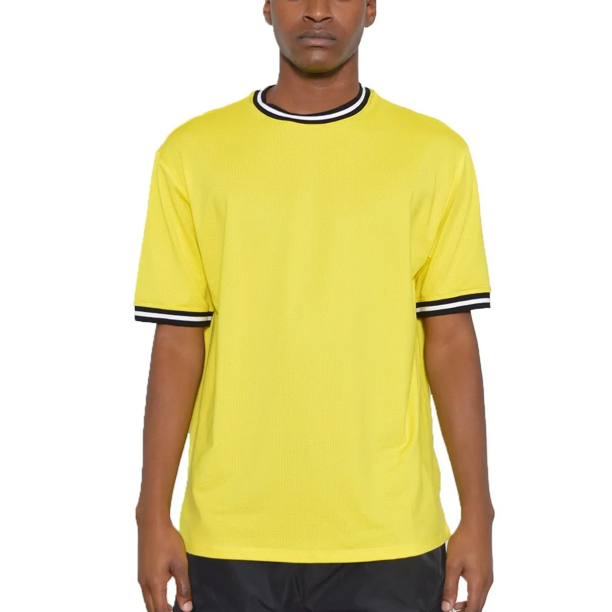 Yellow Micromesh Tee