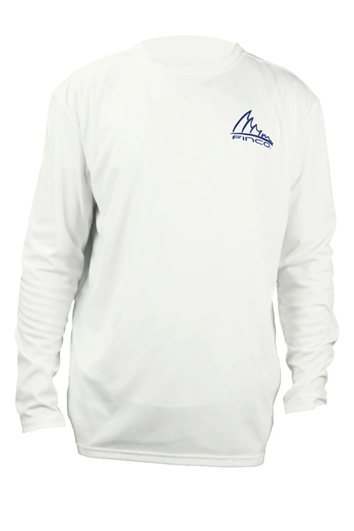 Yellowfin Tuna Long Sleeve Performance in White