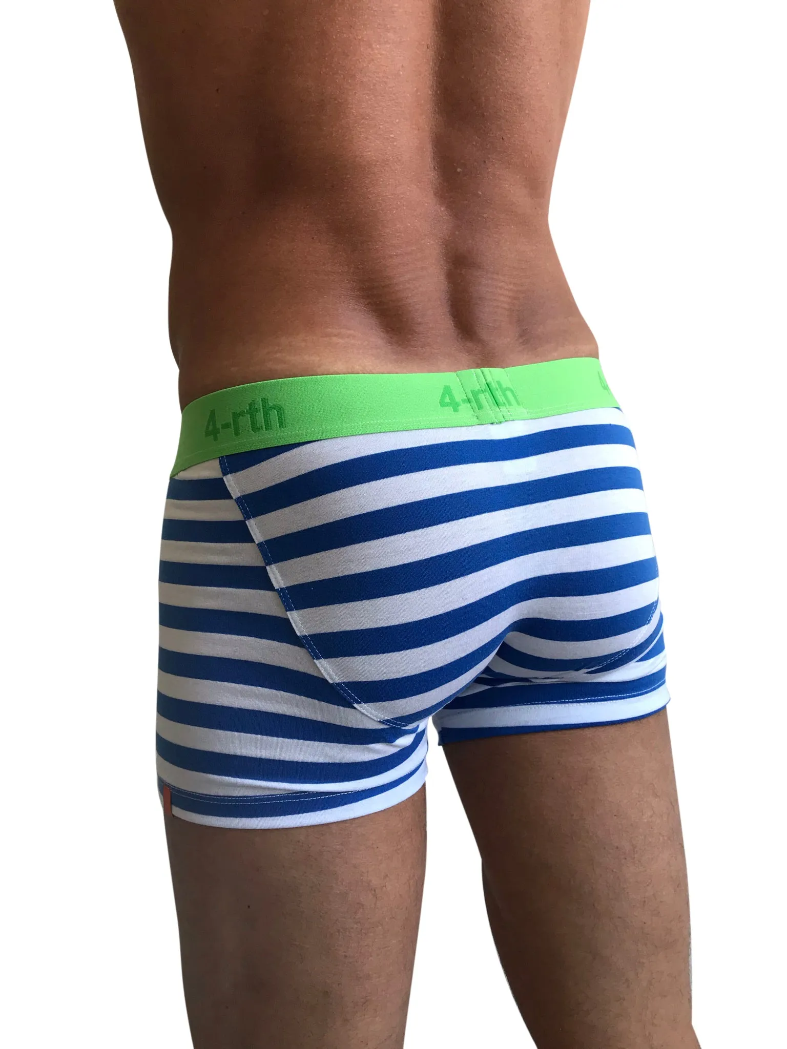 Zen Boxer Brief (Nautical Blue Stripe)